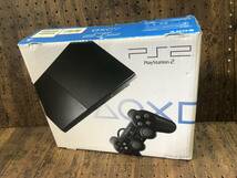 ソフトおまけ付き☆ SONY ソニー PlayStation2 PS2 SCPH-90000 チャコールブラック コントローラー2個 薄型 現状品 ジャンク品扱い_画像9