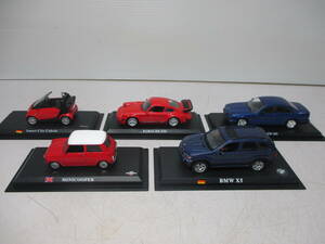 delprado デルプラド 1/43 Smart/ポルシェ/BMW他 ミニカー 5台セット 現状品 