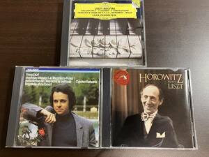 Cyprien Katsaris カツァリス / Lilya Zilberstein ジルベルシュテイン / Vladimir Horowitz ホロヴィッツ: Liszt リスト / 計3CD