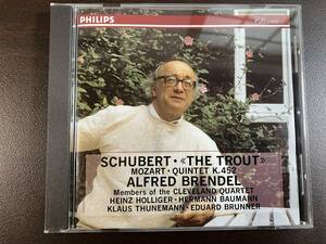 Alfred Brendel アルフレッド・ブレンデル / シューベルト Schubert / ピアノ五重奏曲《ます》他 / PHCP-10544