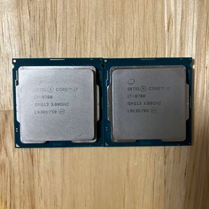 CPU intel core i7 9700 2個セット