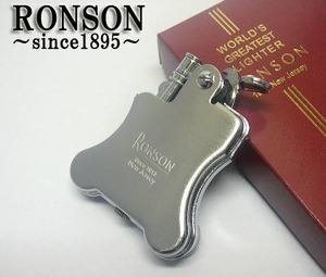 送料210円～RONSON(ロンソン)BanjoバンジョーR01-1030(クロームサテン)オイルライター 真鍮(日本製)
