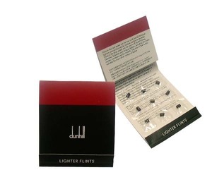 送料120円～新品正規品 ダンヒル(dunhill)専用フリント(レッド)赤2枚セット