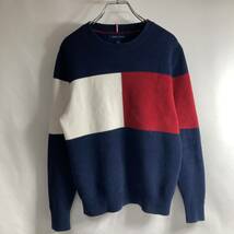 TOMMY HILFIGER トミーヒルフィガー　スウェット　トレーナー　メンズ　古着　1円〜_画像1