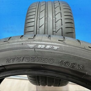 275/35R20 ブリヂストン POTENZA S001 RFT ランフラットタイヤ 275/35/20 2本 【来店交換も大歓迎】の画像4