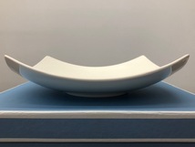 未使用 ★ウェッジウッド ジオ スカルプチャーボール 25cm★ WEDGWOOD GIO SCULPTURAL BOWL 電子レンジ・食洗機OK ◇14063_画像4