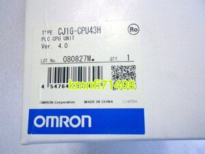【新品★Ｔ番号適格請求】オムロン CJ1G-CPU43H CPUユニット ★6ヶ月保証