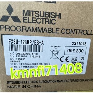 【新品★Ｔ番号適格請求】三菱電機 シーケンサ 　FX3U-128MR/ES-A　PLC　★保証付き