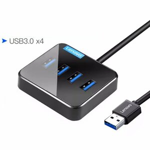 【新品】LENOVO USB 3.0 4IN1 A603 ドッキングステーション/マルチポートハブ 線の長さ：1.5m USB3.0*4