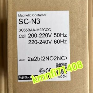 【新品★Ｔ番号適格請求書/領収書】富士電機 SC-N3 ( 24V　220V 110V 380V 選択可)　電磁接触器★6ヶ月保証