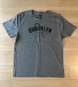 ブルックリンインダストリーズ　メンズ　Tシャツ　XL　ヘッドホン　グレー