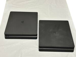 *[ used ] PS4 body only CUH-2200A 2100A black 500GB model 2 pcs. set last model [ operation verification settled ] PlayStation 4 slim Slim thin type *