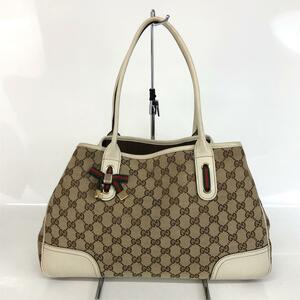 GUCCI グッチ GGキャンバス シェリーライン ハンドバッグ 163805