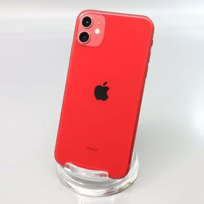 Apple iPhone11 64GB (PRODUCT)RED A2221 MWLV2J/A バッテリ72% ■SIMフリー★Joshin8597【1円開始・送料無料】の画像1