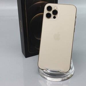 Apple iPhone12 Pro 128GB Gold A2406 MGM73J/A バッテリ85% ■SIMフリー★Joshin1648【1円開始・送料無料】