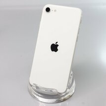 Apple iPhoneSE 64GB (第2世代) White A2296 MHGQ3J/A バッテリ77% ■SIMフリー★Joshin6021【1円開始・送料無料】_画像1