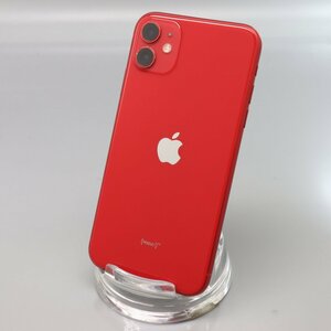 Apple iPhone11 128GB (PRODUCT)RED A2221 MWM32J/A battery 76% #SIM free *Joshin2434[1 jpy beginning * free shipping ]