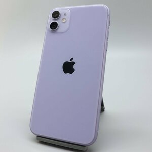 Apple iPhone11 64GB Purple A2221 NWLX2J/A バッテリ85% ■SIMフリー★Joshin8744【1円開始・送料無料】