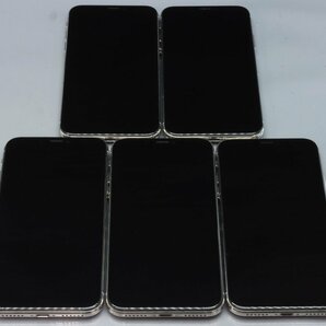 Apple iPhoneX 64GB Silver 5台セット A1902 MQAY2J/A ■ドコモ★Joshin(ジャンク)9223【1円開始・送料無料】の画像2