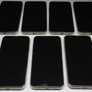 Apple iPhoneX 256GB Silver 計7台セット A1902 MQC22J/A ■SIMフリー★Joshin(ジャンク)5917【1円開始・送料無料】の画像2