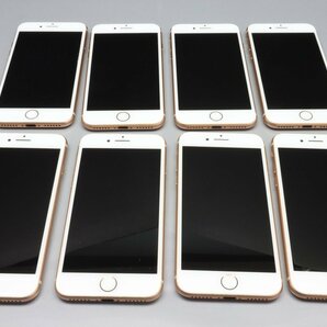Apple iPhone8 64GB Gold 計8台セット A1906 MQ7A2J/A ■au★Joshin(ジャンク)1320【1円開始・送料無料】の画像2