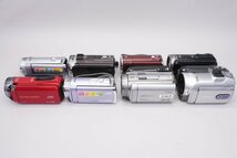 ビデオカメラ Everioシリーズいろいろ まとめて8台セット ■JVC / Victor★Joshin(ジャンク)86T2【1円開始・送料無料】_画像1