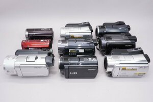  видео камера Handycam серии различный совместно 9 шт. комплект #SONY*Joshin( Junk )86S2[1 иен начало * бесплатная доставка ]