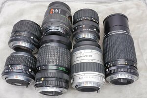  camera for exchange lens various together 7 pcs set #PENTAX*Joshin( Junk )86X2[1 jpy beginning * free shipping ]