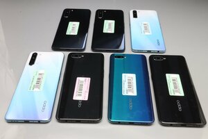 OPPO Reno A 128GB CPH1983 / Reno3 A CPH2013 合計7台セット ■楽天モバイル★Joshin(ジャンク)6711【1円開始・送料無料】