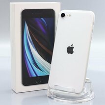 Apple iPhoneSE 64GB (第2世代) White A2296 MHGQ3J/A バッテリ89% ■SIMフリー★Joshin5362【1円開始・送料無料】_画像1