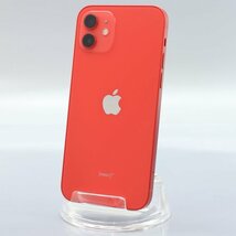 Apple iPhone12 128GB (PRODUCT)RED A2402 MGHW3J/A バッテリ85% ■au★Joshin5625【1円開始・送料無料】_画像1