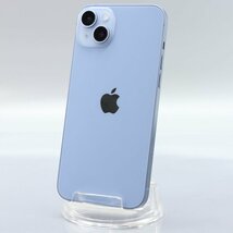 Apple iPhone14 Plus 128GB Blue A2885 MQ4H3J/A バッテリ98% ■SIMフリー★Joshin5340【1円開始・送料無料】_画像1