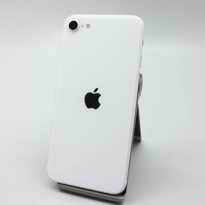 Apple iPhoneSE 128GB (第2世代) White A2296 MHGU3J/A バッテリ76% ■SIMフリー★Joshin4077【1円開始・送料無料】