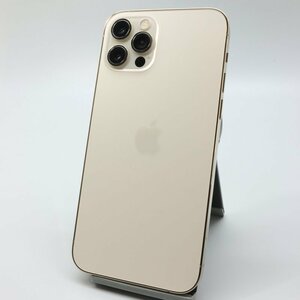 Apple iPhone12 Pro 256GB Gold A2406 MGMC3J/A バッテリ80% ■SIMフリー★Joshin2806【1円開始・送料無料】