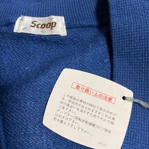 Scoop INC．カーディガン 青〜紺色　長袖　綿100 Mサイズ　日本製_画像7