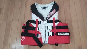 KAWASAKI　ライフジャケット　サイズL　美品