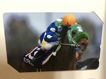 競馬★テレホンカード★キングヘイロー★50度数2枚1000円分★台紙付き★テレカ★テレフォンカード_画像4