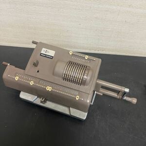 t5-27 NCM 日本計算器　手回し計算機 Calculator レトロ カリキュレーター レトロ　HL-21 ジャンク品