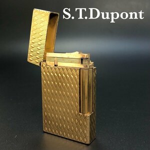 ST.Dupont デュポン ゴールド ライター ガスライター 85HEJ56 着火未確認 GP 正規品 本物保証 1000円スタート 最落無