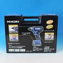 未使用品/新品 HiKOKI 14.4V コードレスインパクトドライバ FWH14DF(2BG) バッテリー2個 送料1500円_画像2