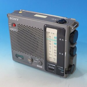 SONY/ソニー ICF-B100 FM/AM 防災ラジオ マルチバッテリー 接触不良 ジャンク扱い品