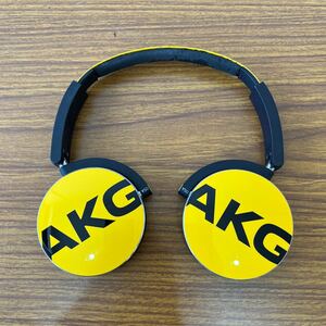 ★☆管S240510 i ☆ AKG Y50 ヘッドホン 密閉型/オンイヤー イエロー Y50動作未確認★ 