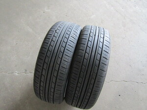 ☆　送料安い！165/55R14！中古夏タイヤ！2本のみ！ヨコハマ！エコス！　☆