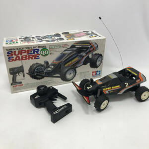 ‡0331 TAMIYA 1/14 SUPER SABRE super Saber QD RC car original box attaching remote control antenna is out part removing parts taking .