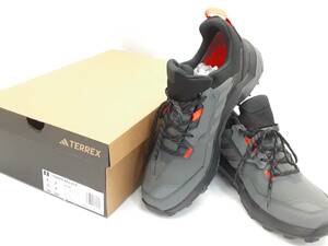 §　B48175　adidas　TERREX AX4 GTX　HP7396　ハイキングシューズ　サイズ26.5㎝　カラー/グレーシックス　箱入り　中古