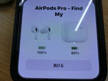 ‡ 0284 Apple AirPods Pro アップル エアポッツプロ ワイヤレスイヤホン A2083 A2084 A2190 Bluetooth 第一世代 正規品 動作/充電確認済_画像10