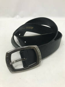 ‡ 0107 DIESEL diesel leather belt original leather cow leather black black total length approximately 104.5. width approximately 3.7. men's distortion / use impression equipped used 