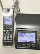 ‡ 0499 Panasonic パナソニック おたっくす デジタルコードレスファクス KX-PD552DL-H 子機1台付き 電話機 通電のみ確認済 現状品_画像2