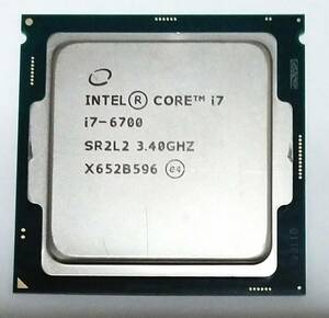 【CPU】Intel Core i7 6700 中古 ジャンク