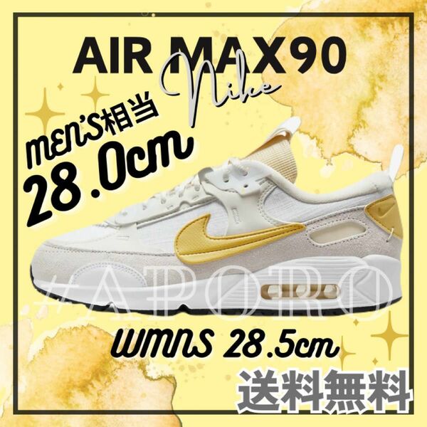 NIKE ナイキ AIR MAX90 エアマックス90 イエロー ホワイト 黄色 白 フューチュラ 28
